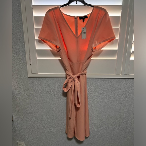 NWT Size 16 Peach Lane Bryant Dress w/Waist Tie - Picture 5 of 5